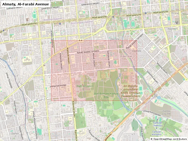 Almaty, Al-Farabi Avenue, Kazakhstan - Mô hình thu nhỏ 3D - Image 8