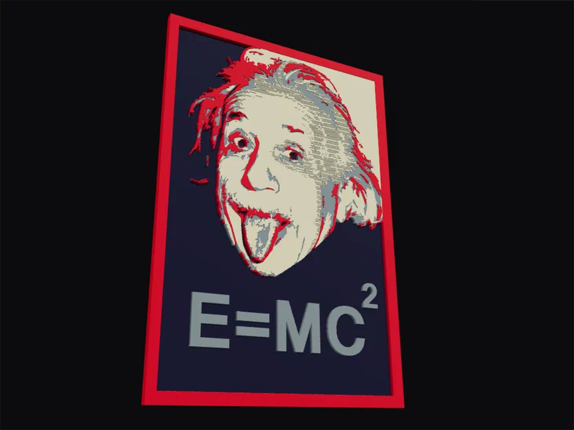 Albert Einstein hueforge - Image 1