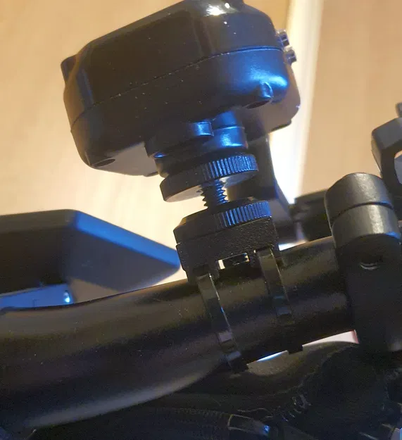 Ngàm Hot Shoe gắn dây rút (cable tie) cho xe đạp/scooter/xe máy - Image 2