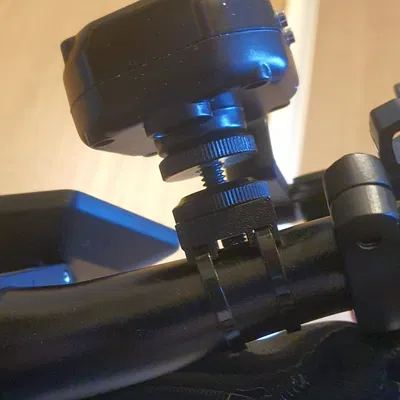 Ngàm Hot Shoe gắn dây rút (cable tie) cho xe đạp/scooter/xe máy