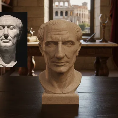 Jules César (Caius Iulius Caesar) – Tượng bust