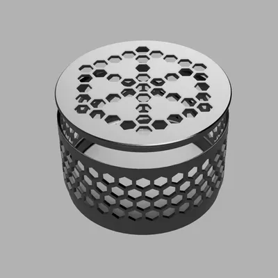 Hộp khử mùi baking soda (đáy kín/không dùng coffee filter)