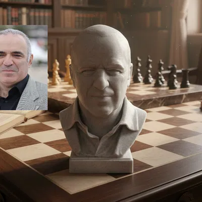 Garry Kimovitch Kasparov (Garik Kimovitch Weinstein) – Bust