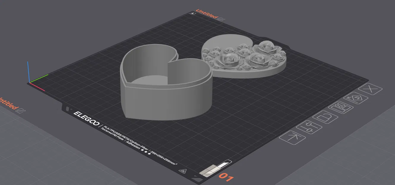 Hộp Trái Tim Hoa Hồng Tuỳ Biến (Hộp Trang Sức & Quà Tặng) – Bản Cập Nhật! - Image 2