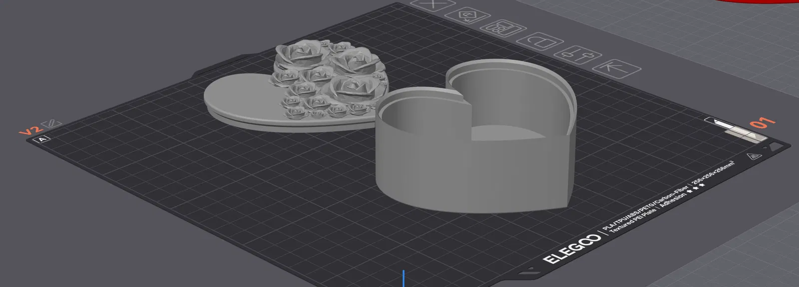 Hộp Trái Tim Hoa Hồng Tuỳ Biến (Hộp Trang Sức & Quà Tặng) – Bản Cập Nhật! - Image 4