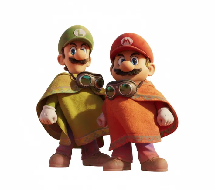 Mario & Luigi - Dune Rider (Super Mario Galaxy - Film) | Mẫu 3D - Image 2