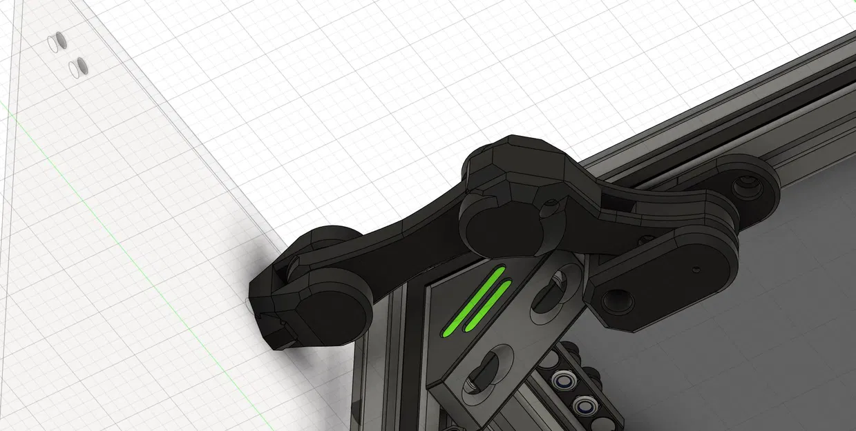 Bản cải tiến bản lề Split Front Panel cho RatRig V-Core 4 - Image 2