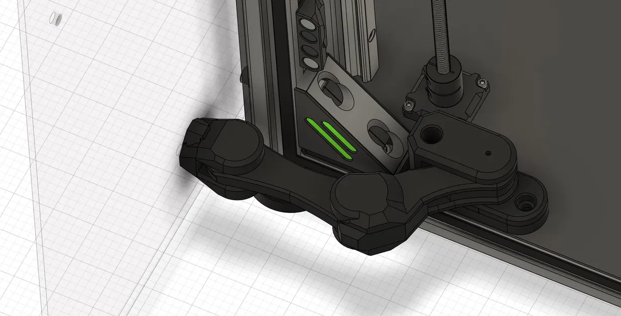 Bản cải tiến bản lề Split Front Panel cho RatRig V-Core 4 - Image 3