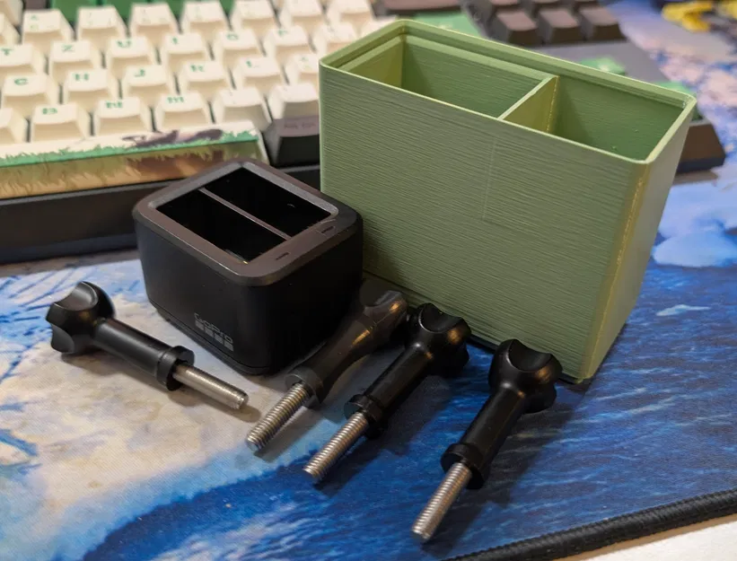 Hộp Gridfinity cho sạc GoPro và ốc vít - Image 1