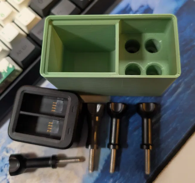 Hộp Gridfinity cho sạc GoPro và ốc vít - Image 2