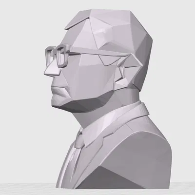 Người đàn ông đeo kính Low Poly