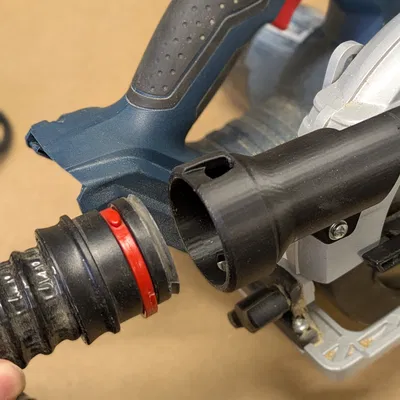 Adapter Bosch GKS 18V-57 G sang ống Click&Clean