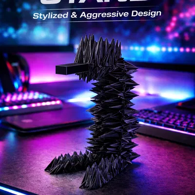 Insane Headphonestand – Giá đỡ tay cầm/Headphone phong cách hình học gai nhọn