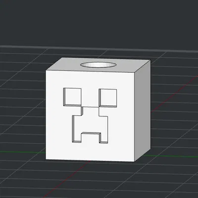 Bộ quân Checker & Double Checker cho bàn cờ (Creeper Minecraft)