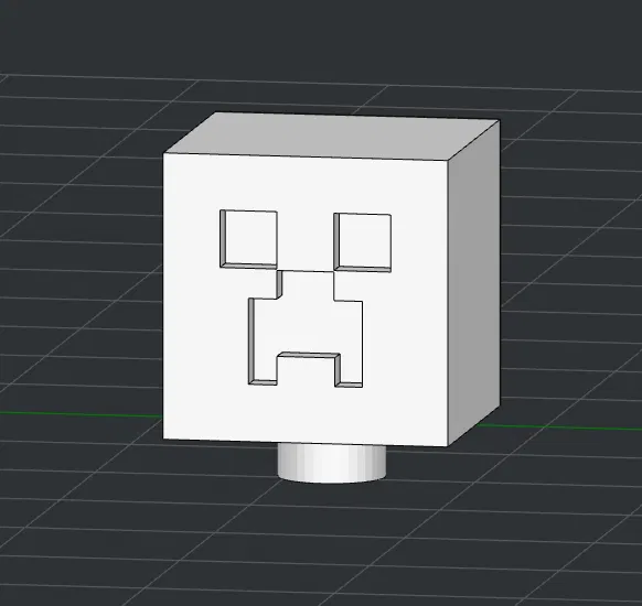 Bộ quân Checker & Double Checker cho bàn cờ (Creeper Minecraft) - Image 2