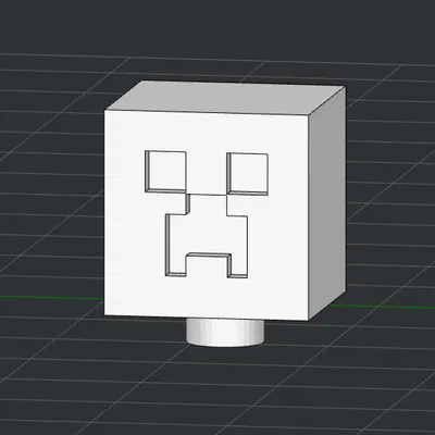 Bộ quân Checker & Double Checker cho bàn cờ (Creeper Minecraft)