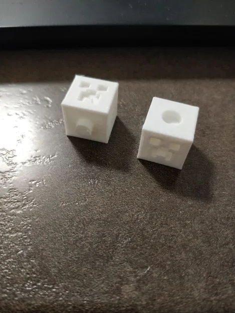 Bộ quân Checker & Double Checker cho bàn cờ (Creeper Minecraft) - Image 3