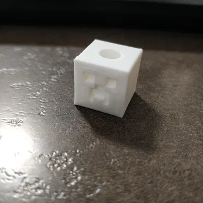 Bộ quân Checker & Double Checker cho bàn cờ (Creeper Minecraft)