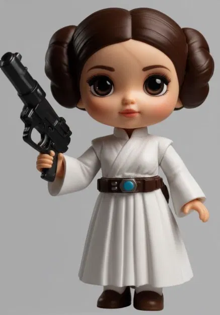 Princesa Leia Organa (Star Wars) - Mô hình 3D - Image 1