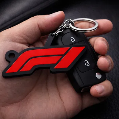 Móc khóa logo F1 - 3D Printable