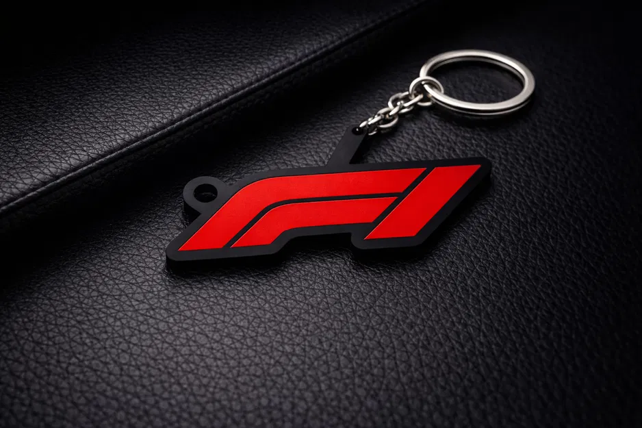 Móc khóa logo F1 - 3D Printable - Image 2