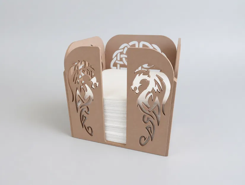 Kệ Giữ Khăn Ăn Nút Thắt Celtic (Celtic Knot Napkin Holder) - Image 1