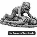 Zombie Bò Đè Lên Nạn Nhân – Diorama Support-Free (Không Cần Supports) - Thumbnail 1