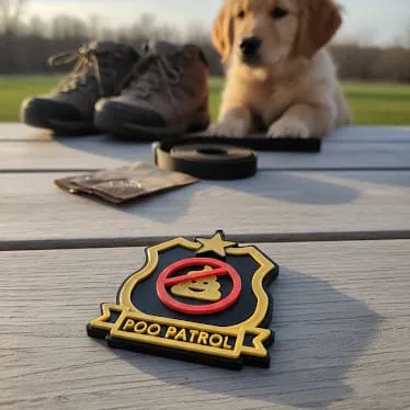 Huy Hiệu Poo Patrol