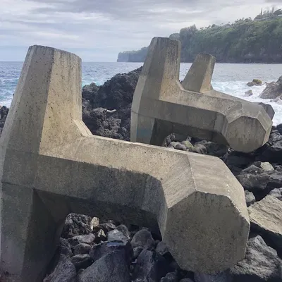 Dolos (OpenSCAD) - Khối bê tông tiêu tán sóng