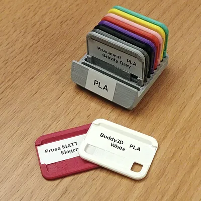 Swatch Filament và Khay Gridfinity đựng Swatch