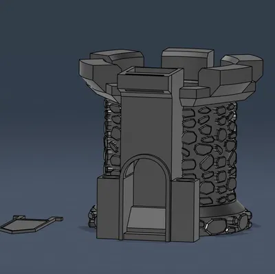 Giá Đỡ Tabletop Phong Cách Trung Cổ (Medieval Tabletop Holder)