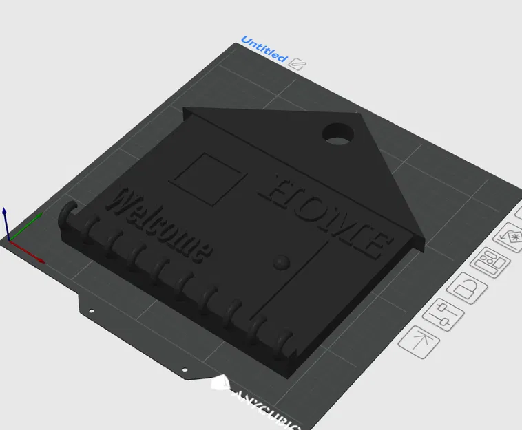 Keyrack house (Giá treo chìa khóa) - Image 1