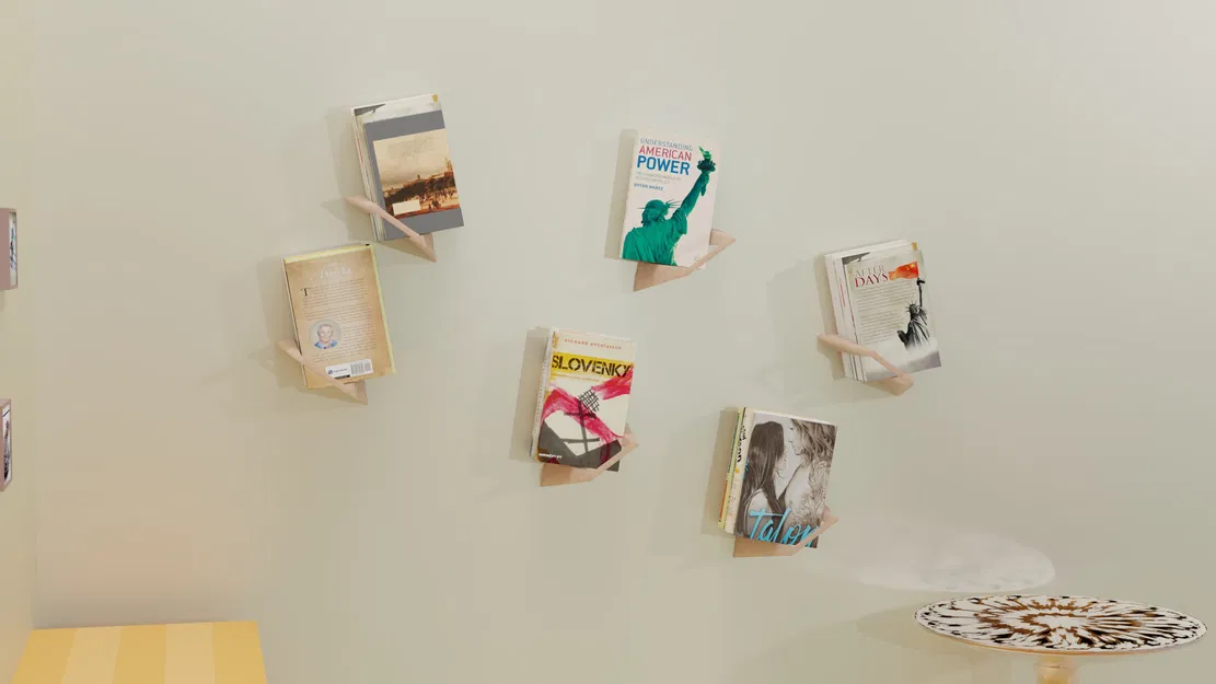 Kệ sách treo tường “lơ lửng” (Floating/Levitating) – Không cần Supports - Image 4