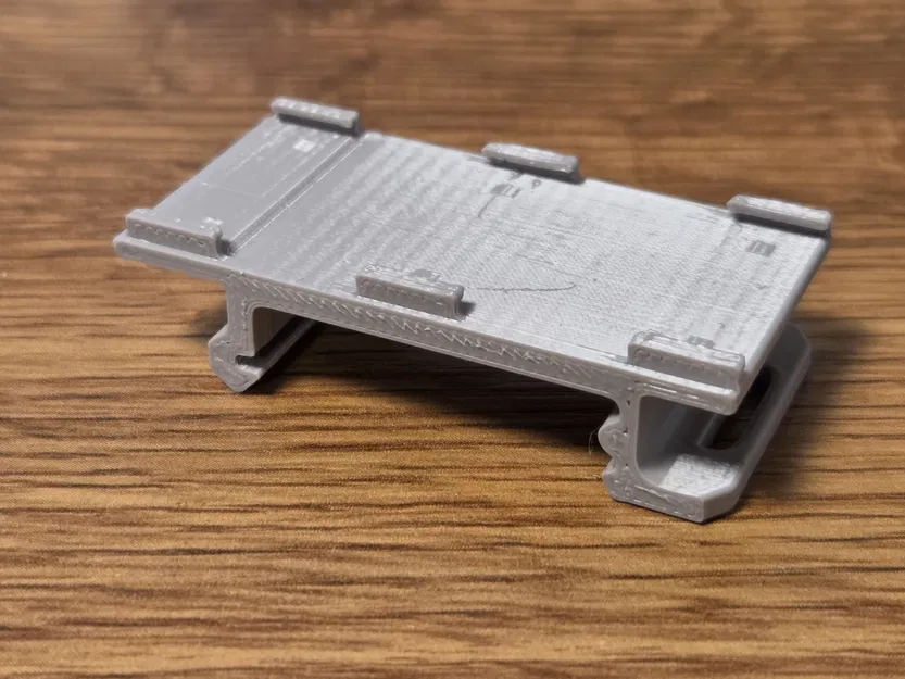 PTFIX NS35 DIN holder vertical – Ngàm gắn DIN rail dọc - Image 1