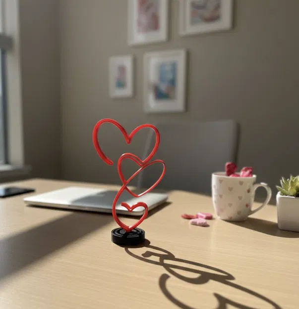 Ba trái tim - Trang trí Valentine - Image 1