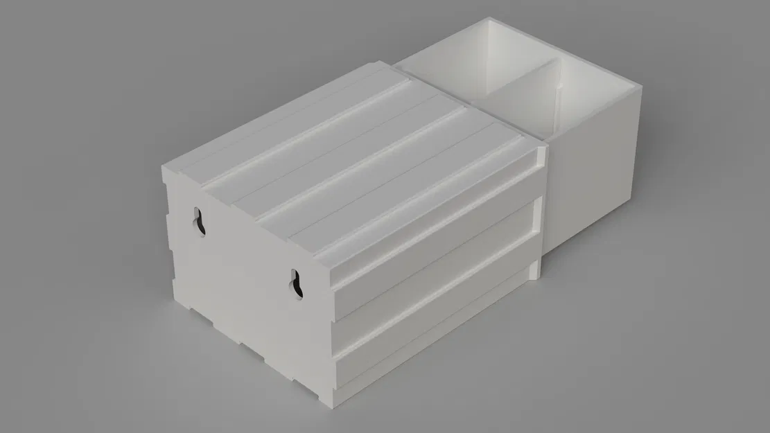 Ngăn kéo Modular xếp chồng phong cách công nghiệp – In không cần support - Image 5