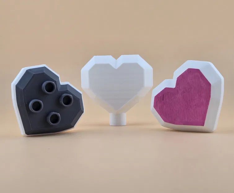 Bộ Đồ Chơi Tim Low Poly Duplo – Dễ Thương & Vui Nhộn - Image 3