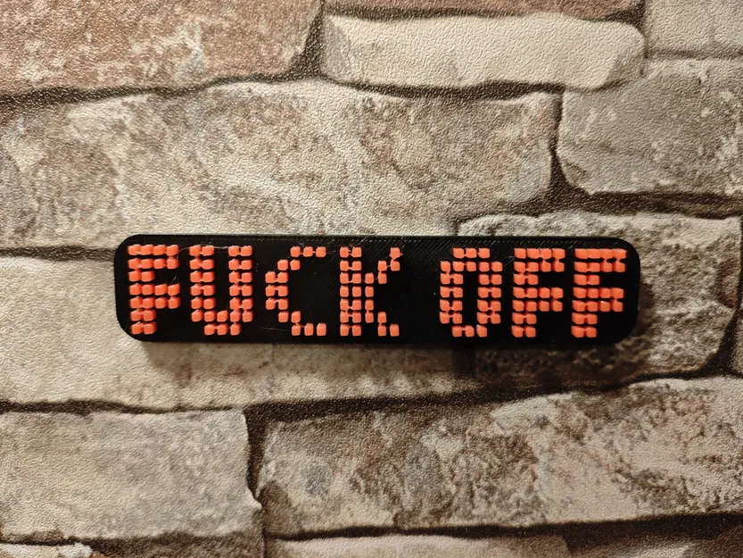 Nam châm tủ lạnh “FCK OFF” - Image 1