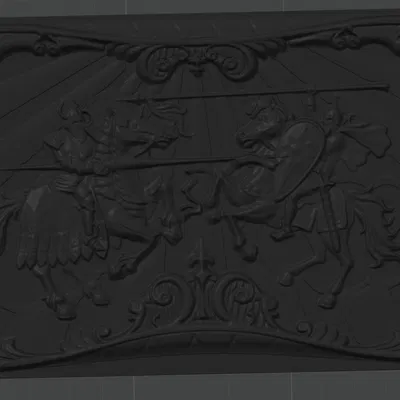 Relief giải đấu hiệp sĩ (Knights tournament relief)