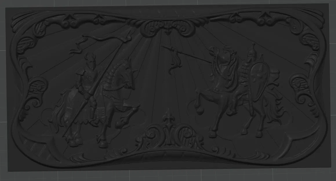 Relief trận chiến hiệp sĩ (Knights battle relief) - Image 1