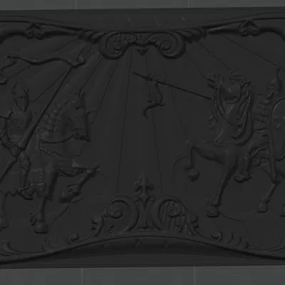 Relief trận chiến hiệp sĩ (Knights battle relief)