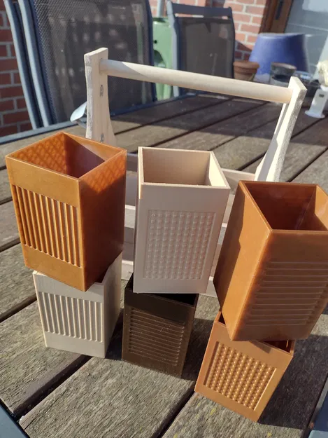 Chậu hoa nhỏ trong giá đựng chai (Bloempotjes in flessendrager) - Image 10