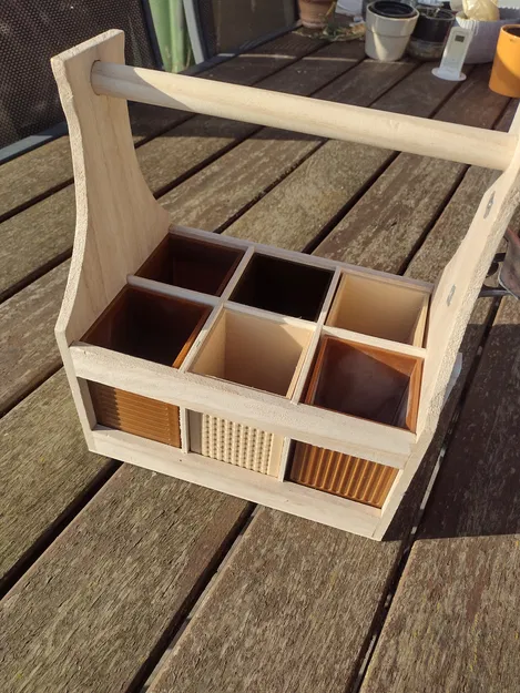 Chậu hoa nhỏ trong giá đựng chai (Bloempotjes in flessendrager) - Image 12