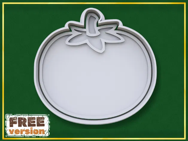 Khuôn Cắt Bánh Hình Cà Chua (Tomato Cookie Cutter) - Image 1