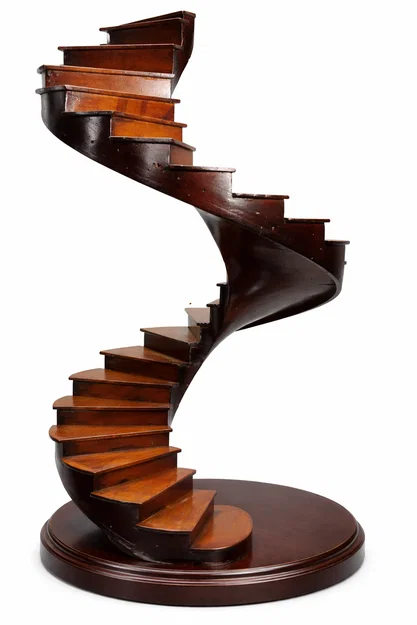 Draairtap – Cầu thang xoắn (Spiral staircase / Escalier en colimaçon / Escalera de caracol) - Image 1