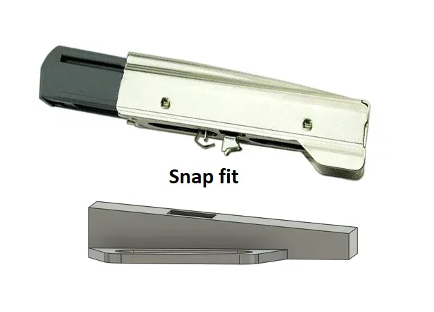 Adapter giảm chấn bản lề Blum dạng snap fit - Image 2