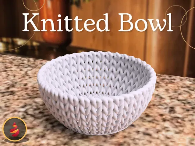 Tô đan len (Knitted bowl) - Image 1