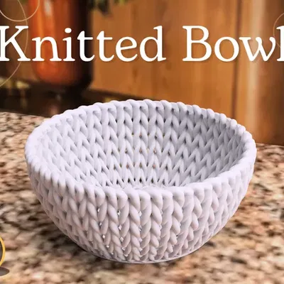 Tô đan len (Knitted bowl)