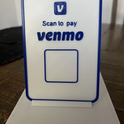 Khung & chân đế để bàn cho NFC Tag/Venmo, Paypal, Instagram, TikTok, Yelp, Google