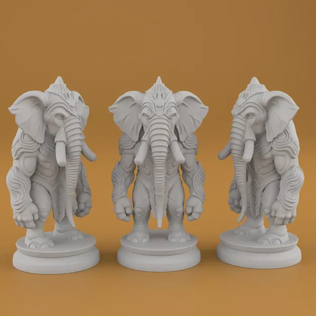 Bộ Cờ Vua Organic STL – Thiết Kế Nghệ Thuật In 3D - Image 9